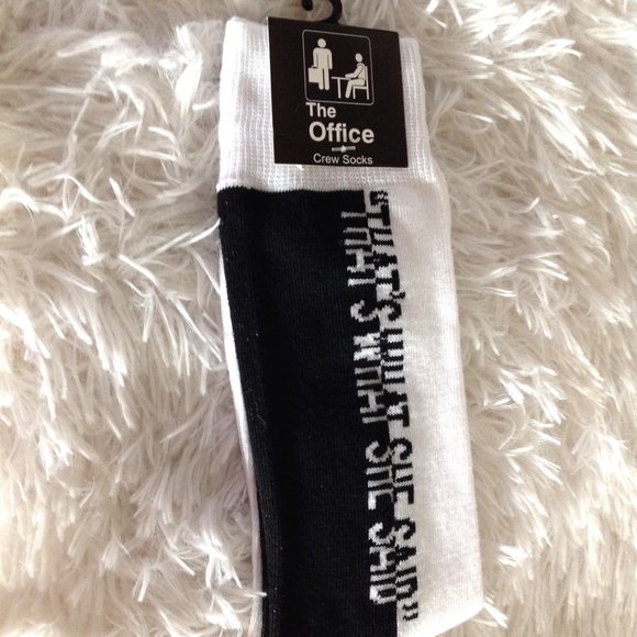 The Office Other - The Office "That's what she said" Crew Socks